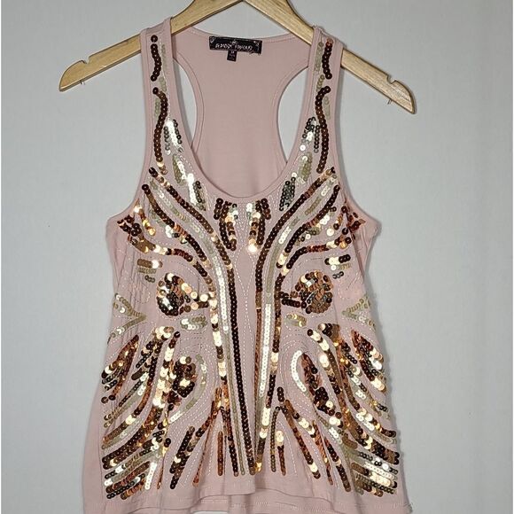 Almost Famous Pink Sequin Tank Top - Picture 4 of 12